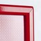 M&T Displays Opti Frame 5 in. X 7 in. Poster Size 0.55 in. Red RAL 3020 Profile, Mitred Corner, w/Back Support UCP145R157x2990 - alternate 2